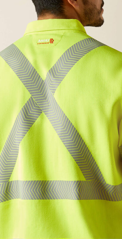 FR Hi-Vis Air Inherent Classic Fit Work Shirt 02